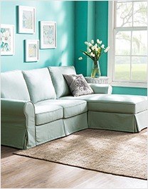 美式**布艺沙发